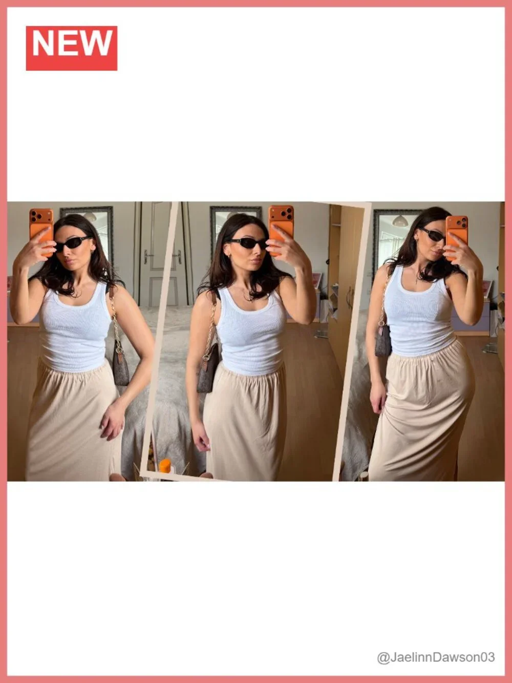 Women's Maxi Skirt Side Slit High Waisted Pencil Skirt Summer